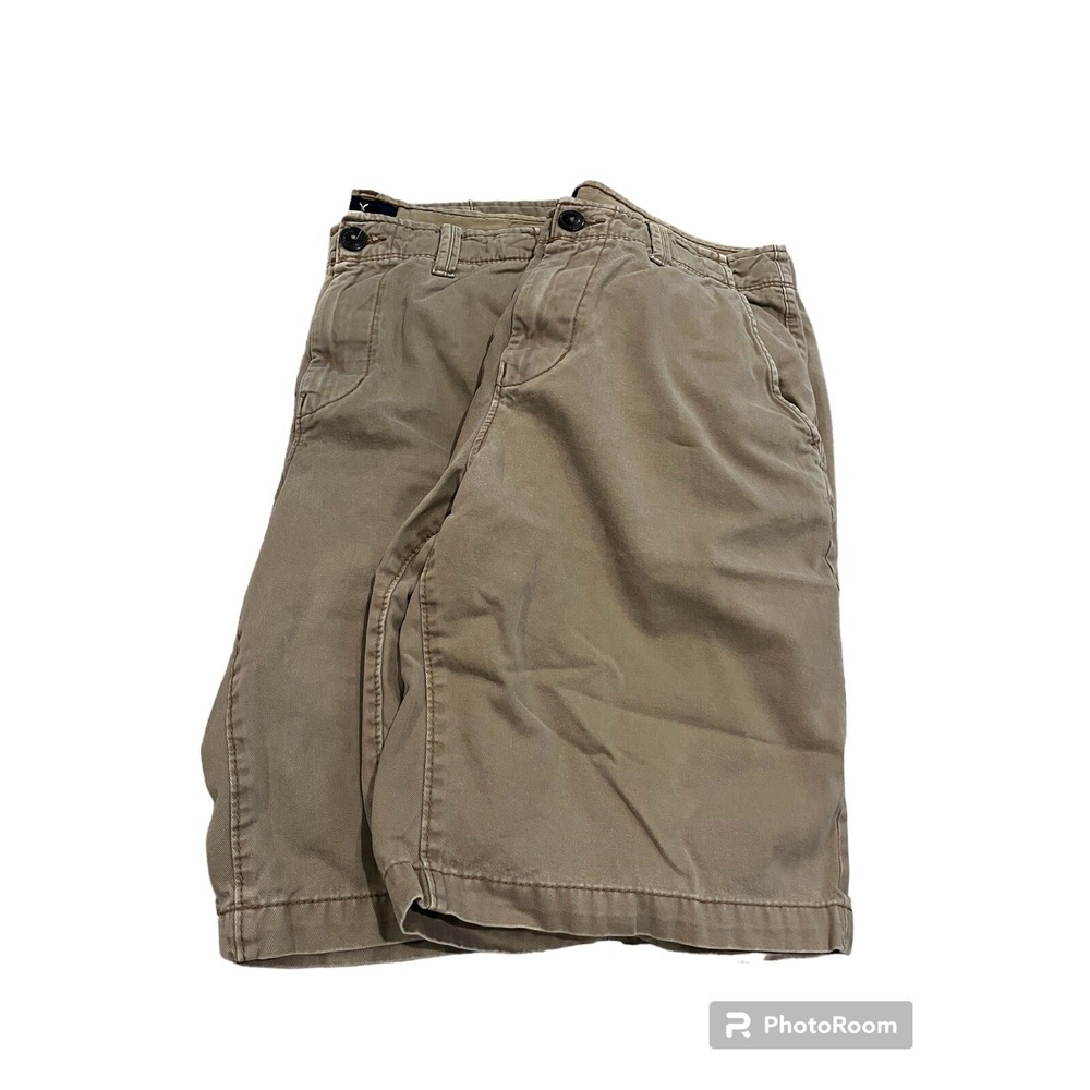 American Eagle Outfitters Longboard Shorts (2) Men's Size 32 Chino Khaki Logo